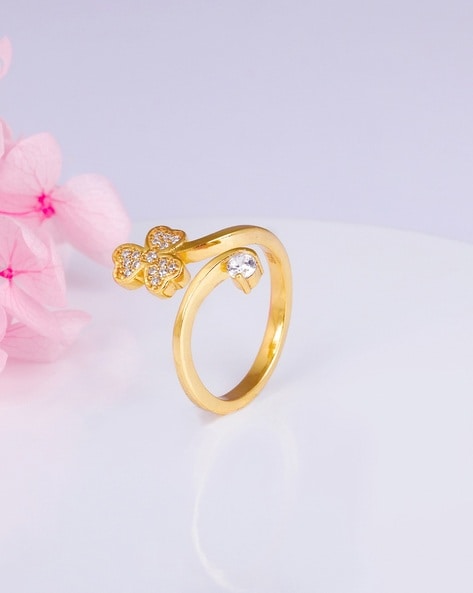 ring for girls, buy silver ring, silver finger rings swarovski rings,  finger rings designs, 18K gold plating ring – CLARA