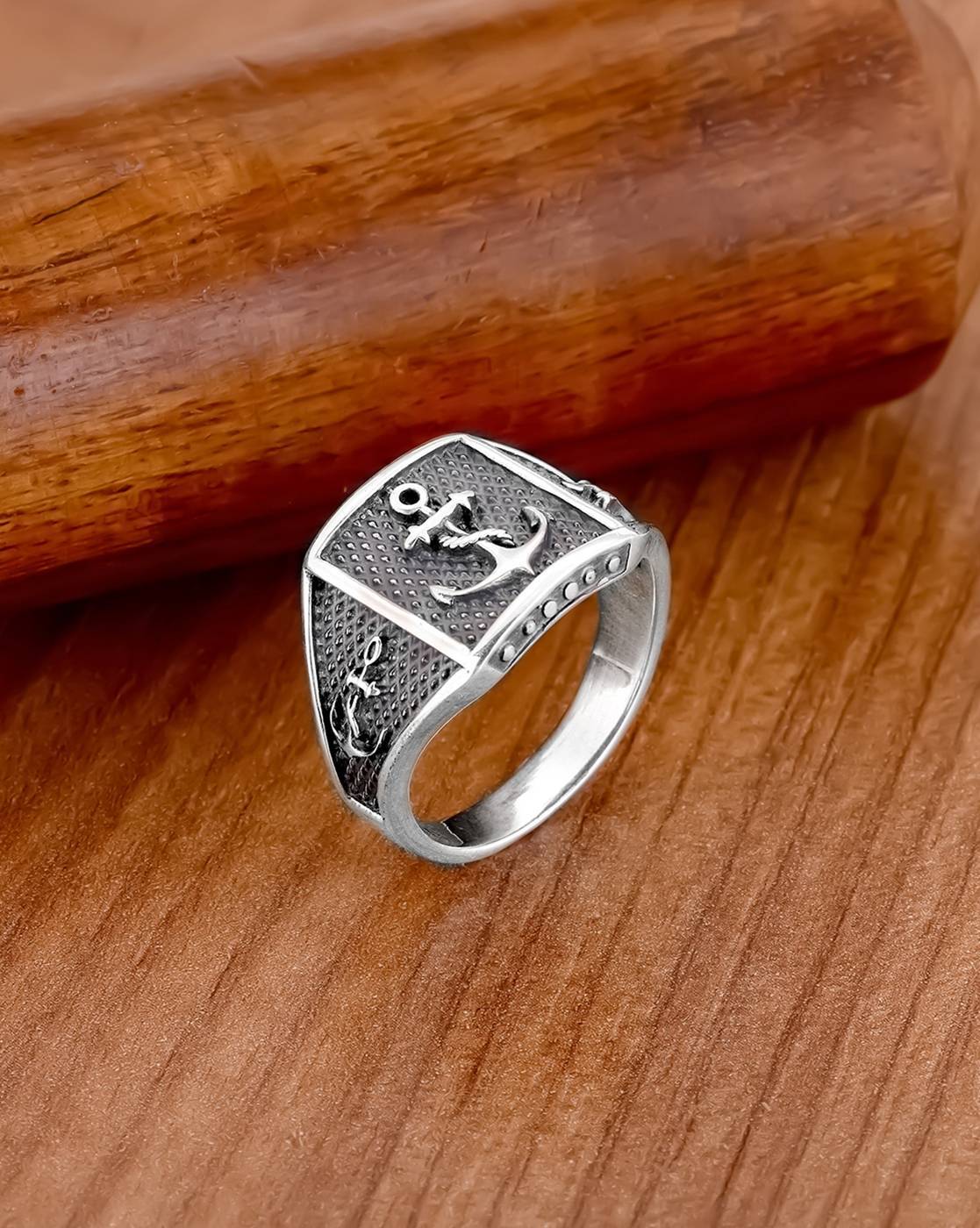 Silver Stallion Men's Ring by GIVA Jewellery