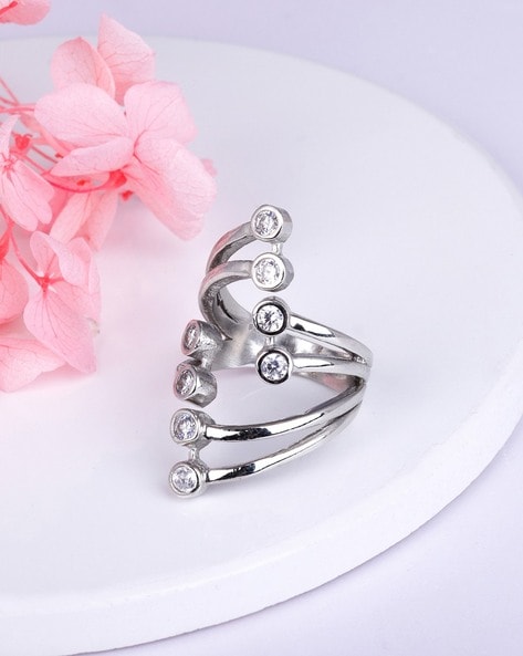 Buy Silver Rings For Girlfriend Sands Of Time Ring Online | TALISMAN