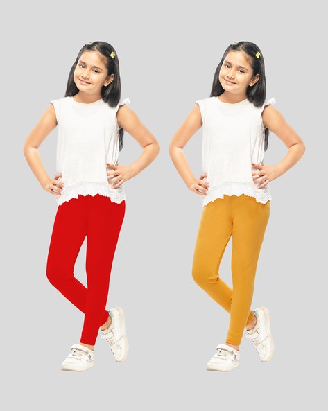 Teen Girl Leggings Color Tight Pants-chantamquoc.vn