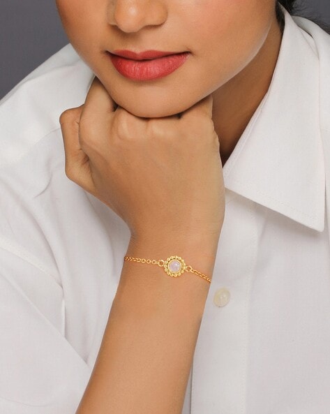 Buy Classic Gold Curb Chain Bracelet (8 Inch) - Branta – Brantashop