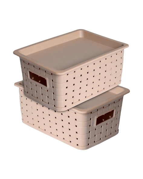 KUBER INDUSTRIES Plastic Plastic Trendy Shopping Storage Basket