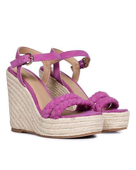 8 By YOOX SQUARE TOE LEATHER WEDGES | Women's Sandals | YOOX