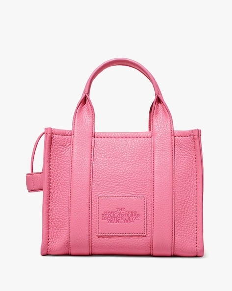 Marc Jacobs The Medium Leather Tote Bag In Pink