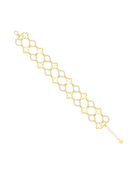 Buy Shaya by CaratLane Midnight Memories Bracelet In Gold Plated 925 Silver  online