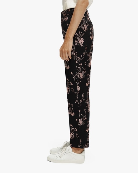 Floral Jacquard Trousers – Marissa Collections