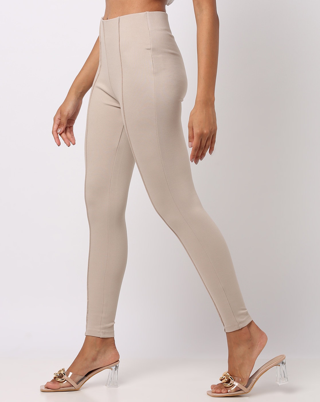 Buy Ecru Trousers & Pants for Women by Fyre Rose Online | Ajio.com