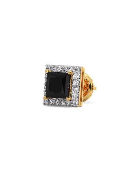 Vintage Mens Black Stone Square Earrings Simple Stacking Differ Sizes  Zircon Crystal Wedding Stud Earrings For Men Women - Stud Earrings -  AliExpress