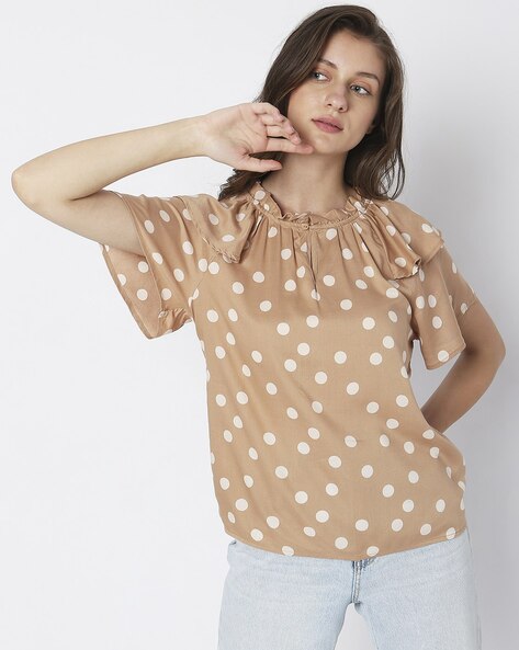 Vero moda store polka dot top