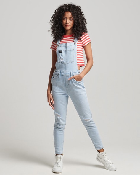 Tapered dungarees on sale