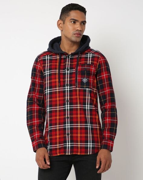 Superdry best sale flannel hoodie