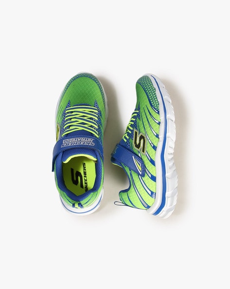 Blue and green clearance skechers