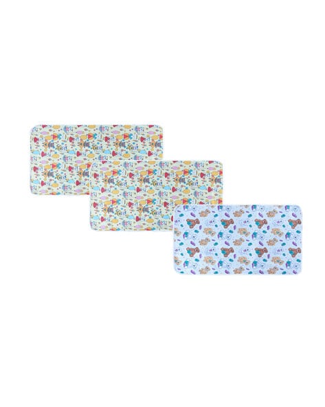 AAZEEM Pack of 3 Printed Waterproof Bed Protectors