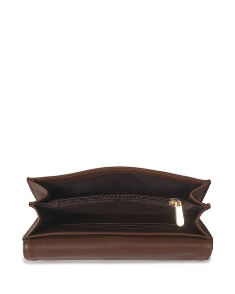 Foldover leather clutch – UnaVita