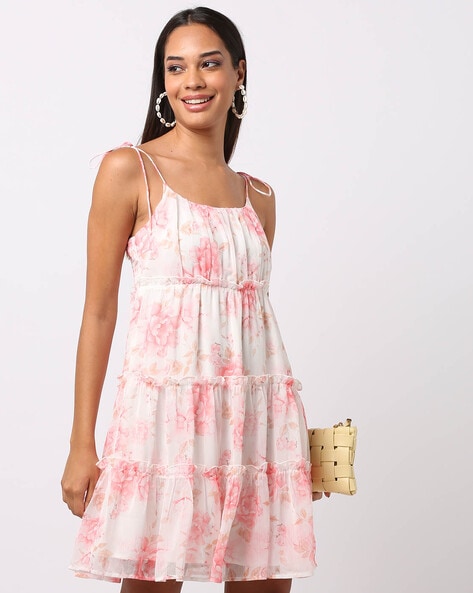 Forever 21 rose print hotsell mini dress