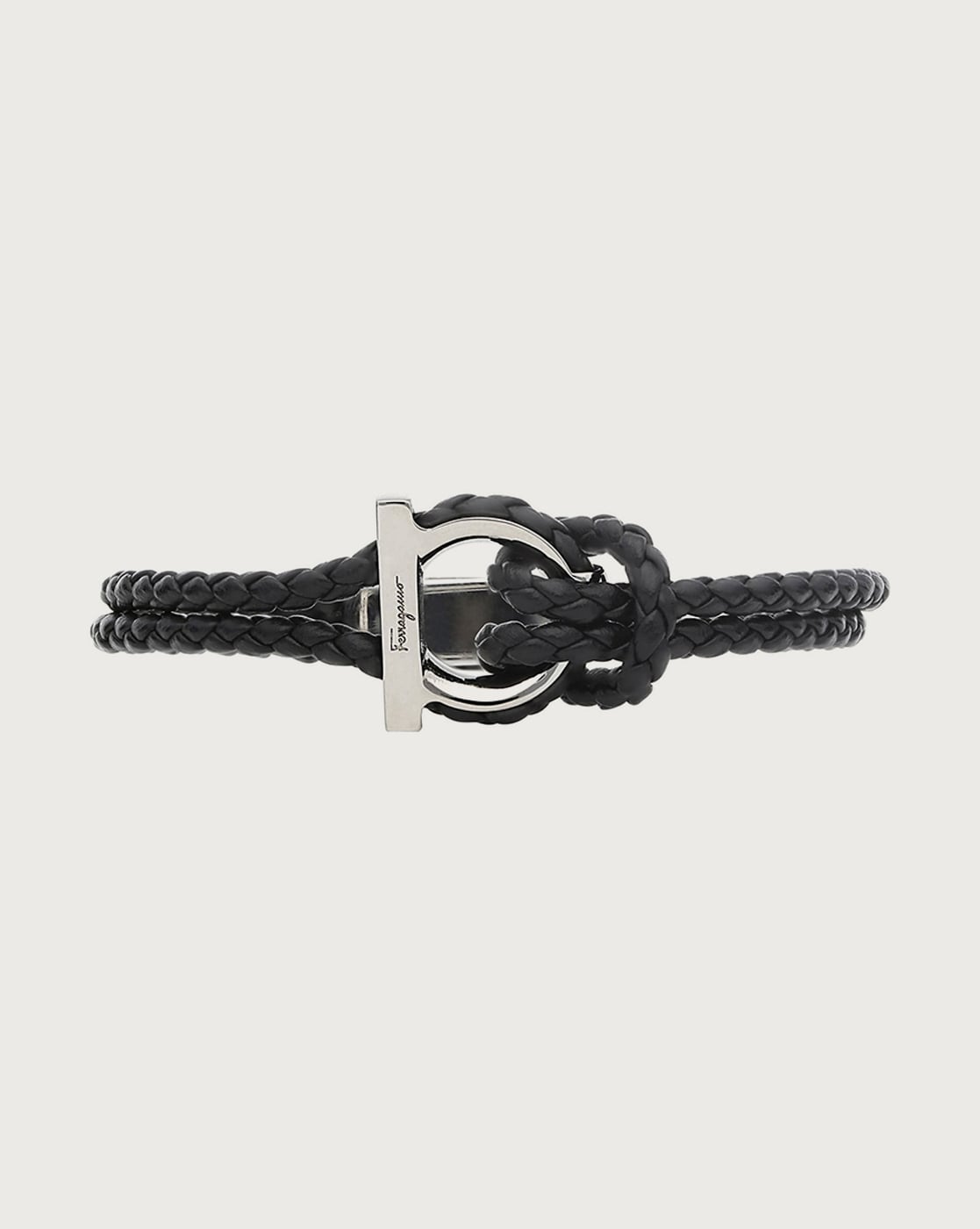 Elasticated bracelet with Gancini - size 17 | Bracelets | Men's | Ferragamo  US
