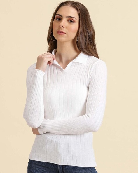 Buy White Tops for Women by SHOWOFF Online