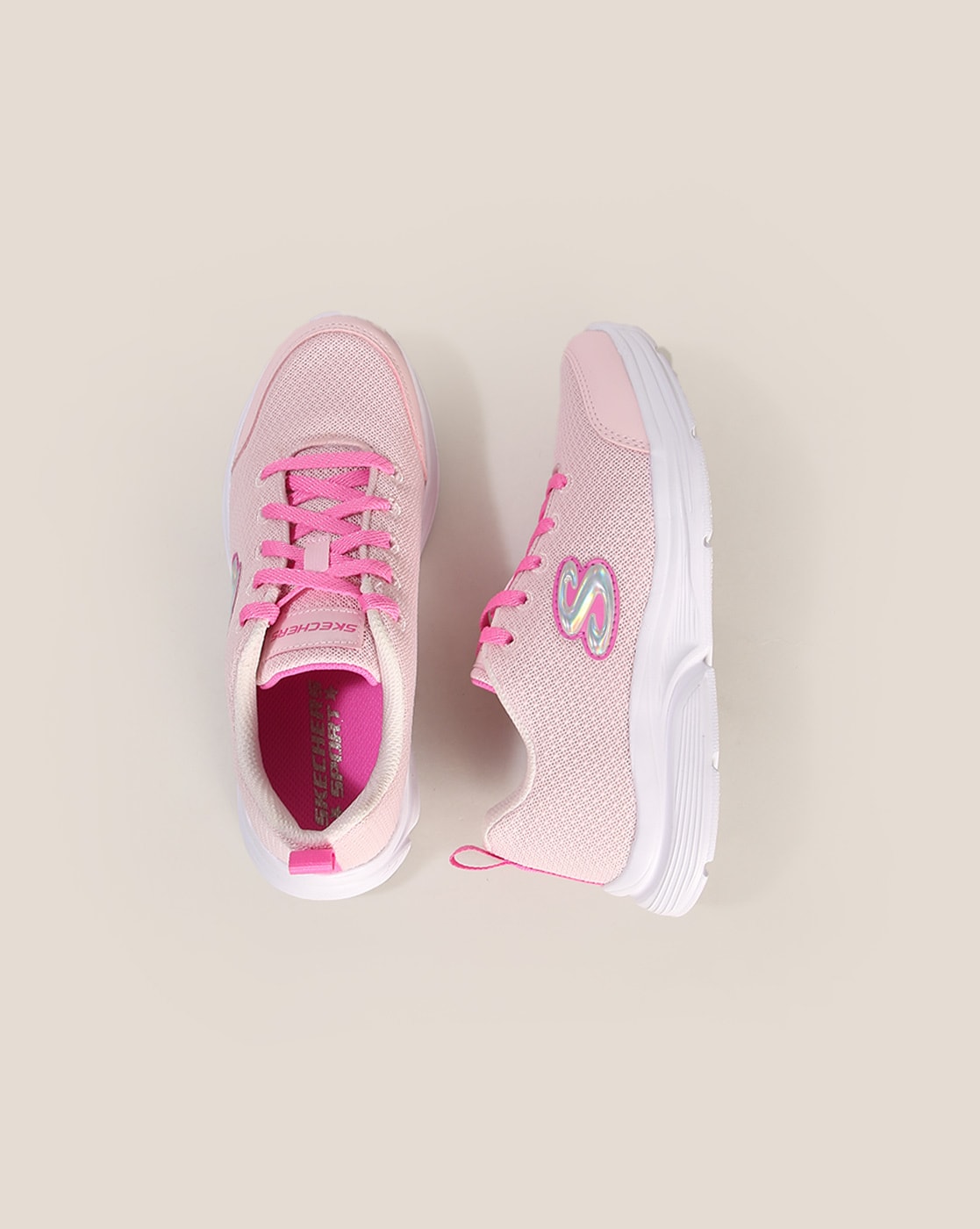 Buy Pink Casual Shoes for Girls by Skechers Online | Ajio.com