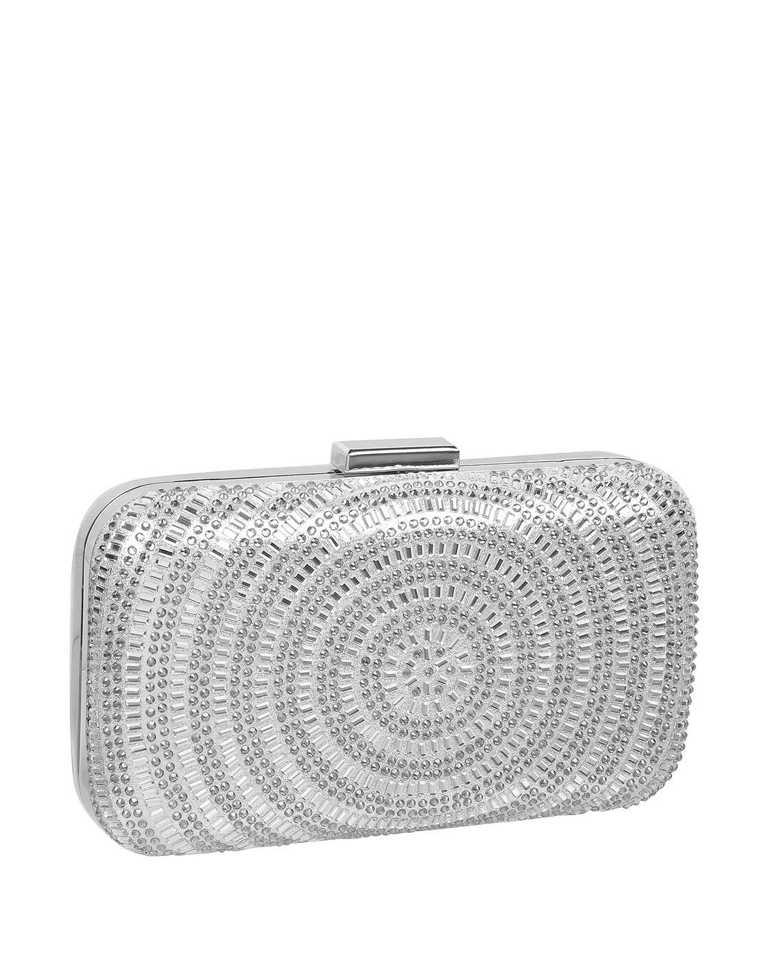 Silver clutch near me sale