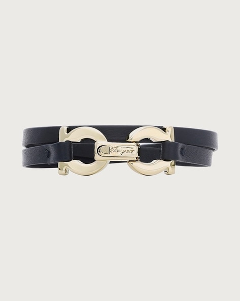 Shop Salvatore Ferragamo Unisex Street Style Leather Logo Bracelets by  shonacompany | BUYMA