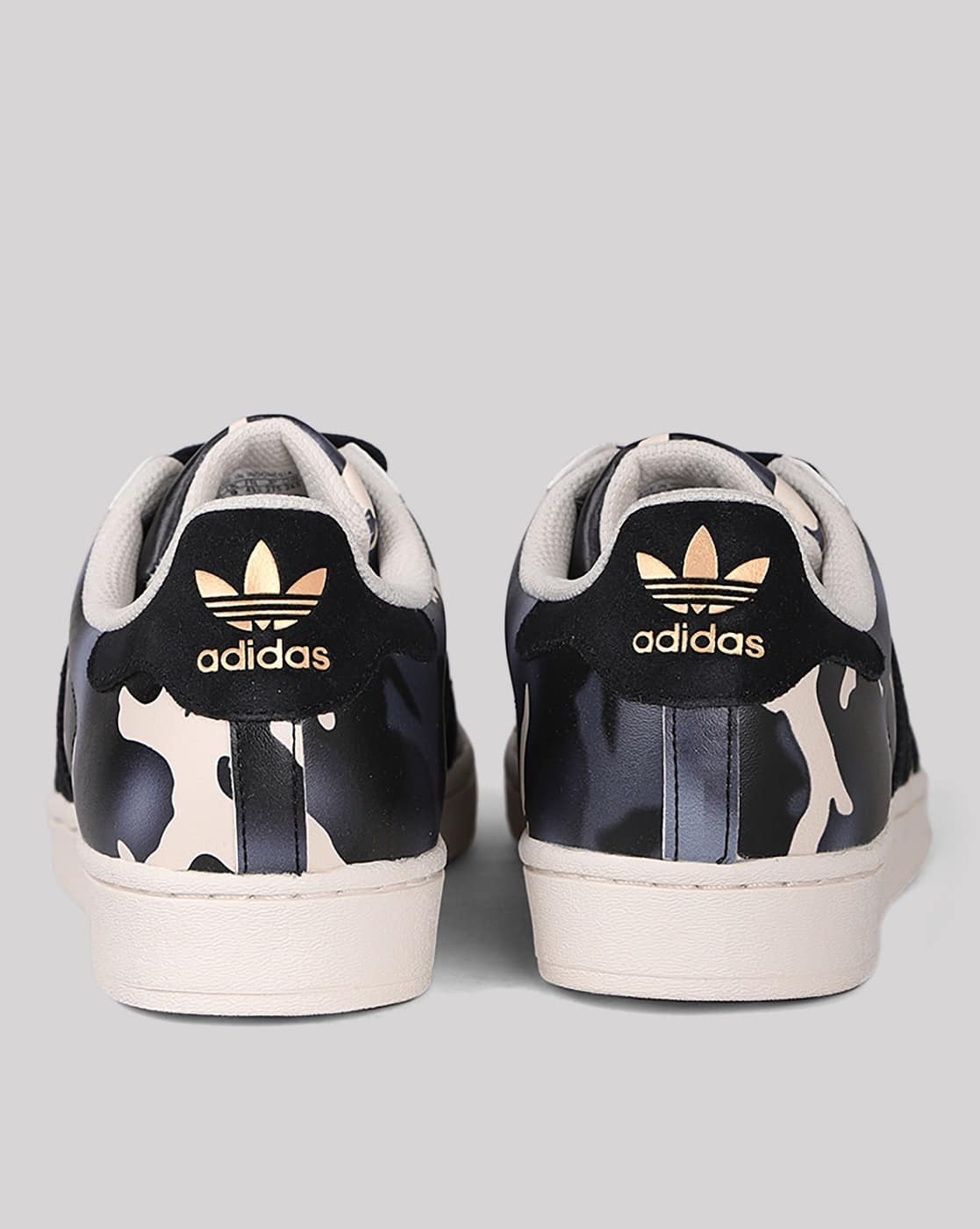 Buy Adidas Originals Superstar Lace-Up Sneakers Black Color Men