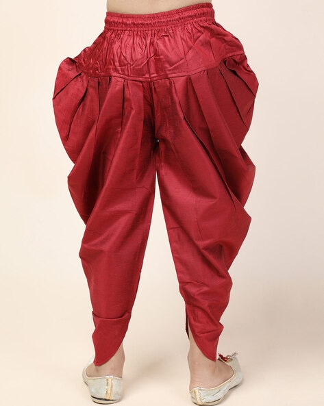 Red Solid Color Cotton Dhoti Harem Pants for Girls & Women – Zubix :  Clothing, Accessories and Home Furnishing Shop Online