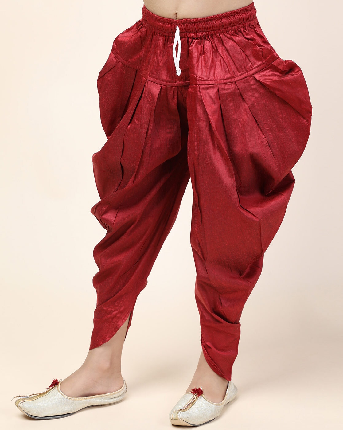 Buy Beige Monga Silk Draped Dhoti Pant For Men by Pranay Baidya Online at  Aza Fashions.