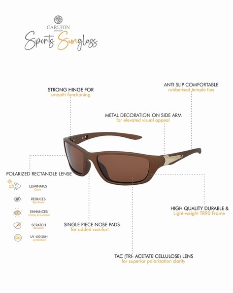 Buy Brown Sunglasses for Men by CARLTON LONDON Online