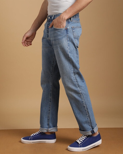 Levi's Men's Regular Jeans (00501-3472_Grey : Amazon.in: Fashion
