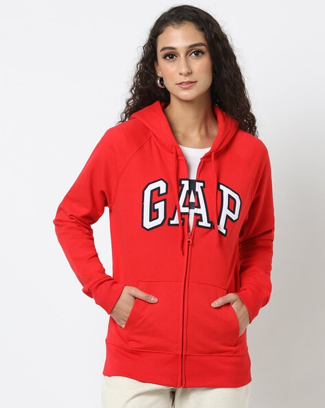 Gap logo deals zip hoodie