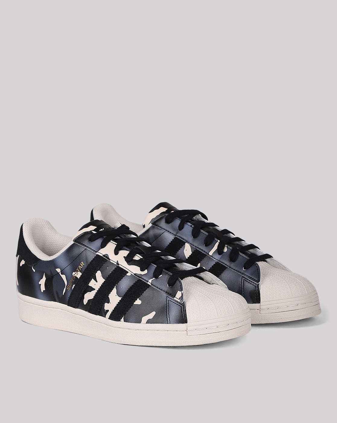 Adidas superstar black outlet camo