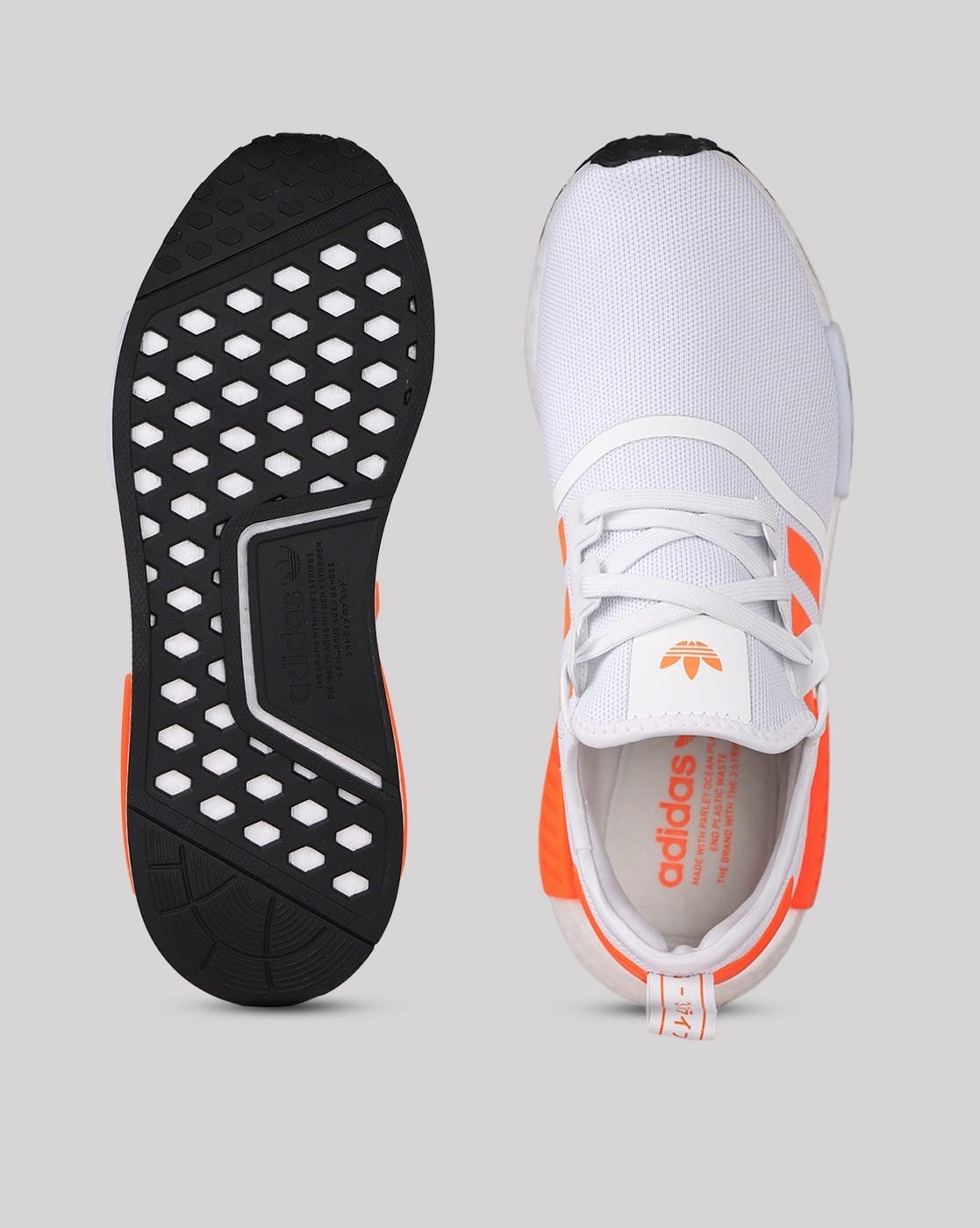 Buy Adidas Originals NMD R1 Lace-Up Sneakers White Color Men