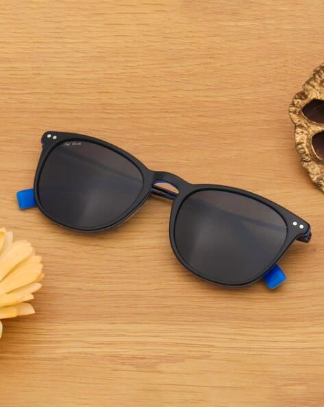 Ted Smith 003-C3 Full-Rim Wayfarer Sunglasses
