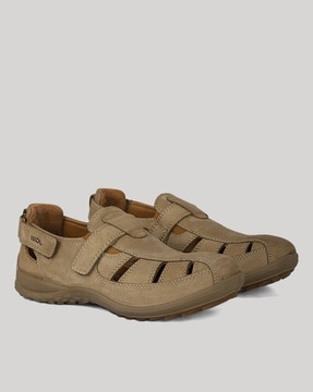 Buy Khaki Brown Sandals for Men by WOODLAND Online Ajio