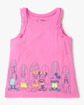 gap kids Micky Mouse Print Round-Neck Top-picture-18