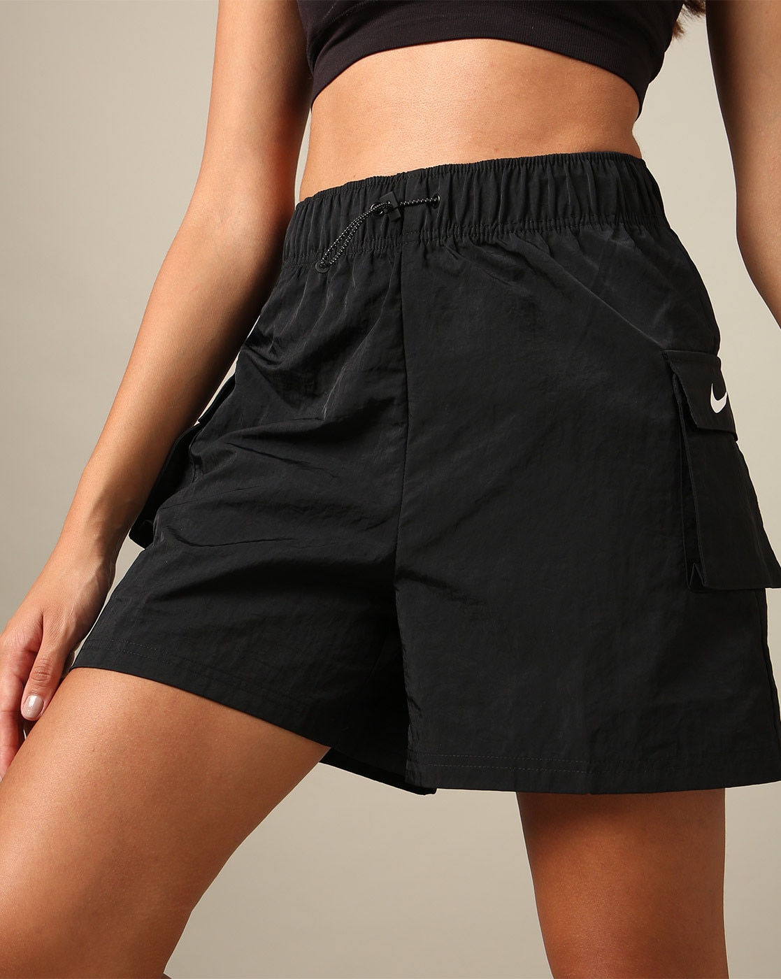 Buy Black Shorts for Women by NIKE | Ajio.com