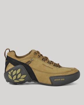 Lace-Up Casual Shoes with Contrast Panels-image-6