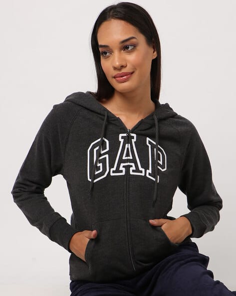 gap hoodie dark grey