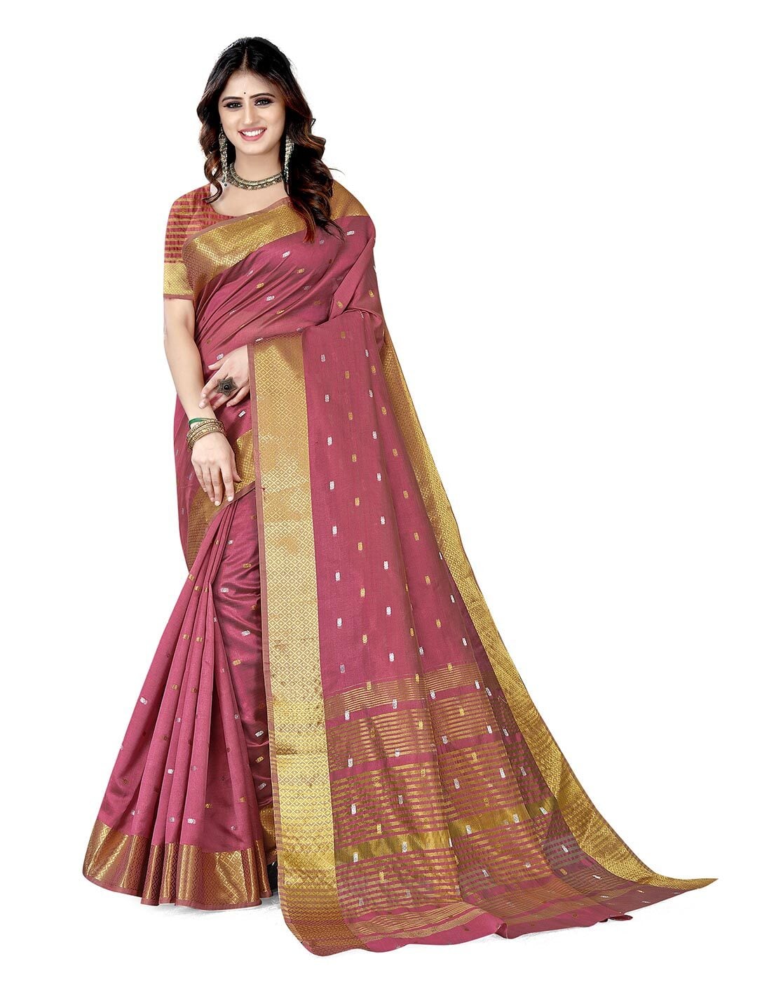 Buy Red Sarees for Women by POONAM DESIGNER Online | Ajio.com