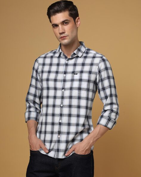 Buy Black & White Shirts for Men by SPYKAR Online