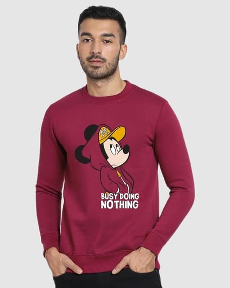 Buy Red Sweatshirt Hoodies for Men by BEWAKOOF Online