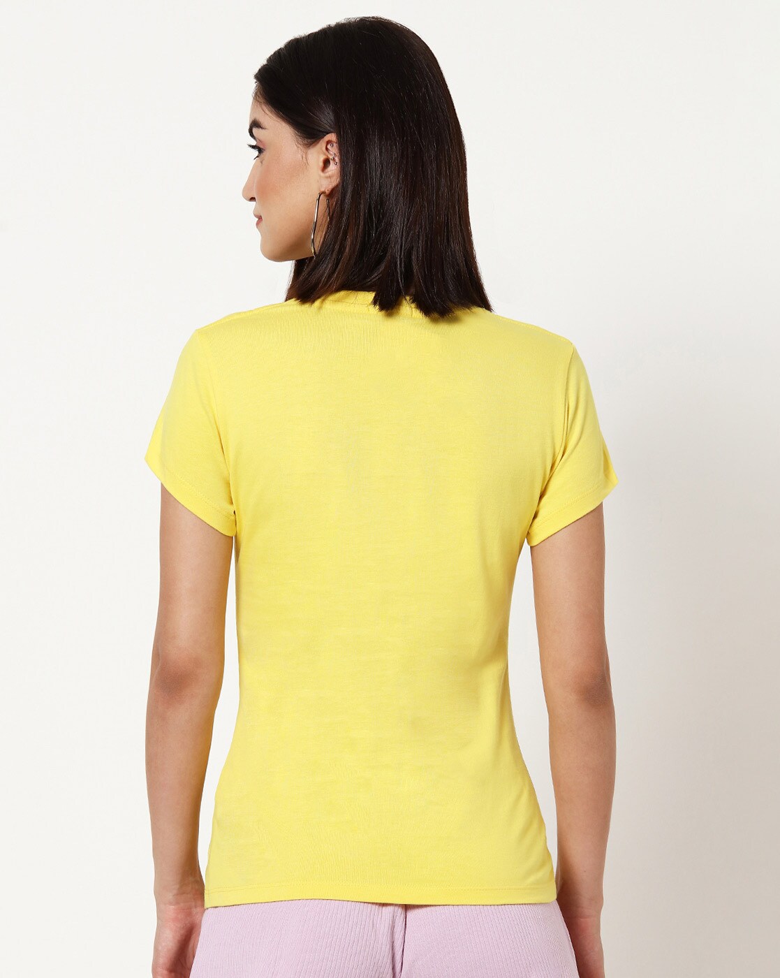 Buy Women's Yellow Chicago Graphic Printed Oversized T-shirt Online at  Bewakoof