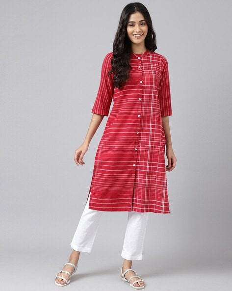 Buy Red Kurtas for Women by AURELIA Online Ajio