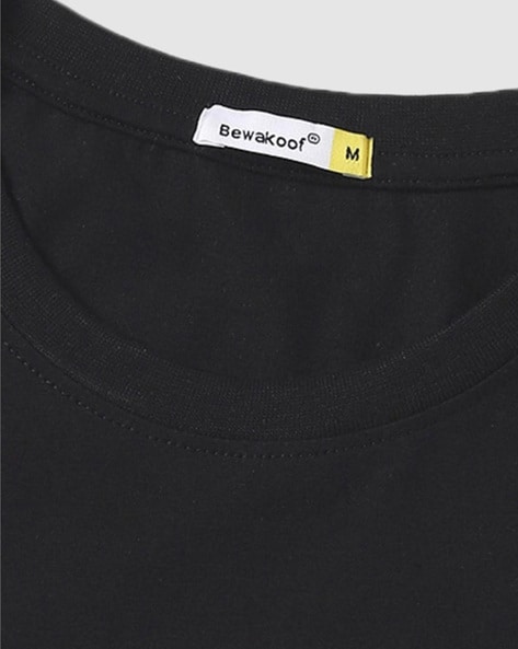 Buy Black Tshirts for Men by BEWAKOOF Online