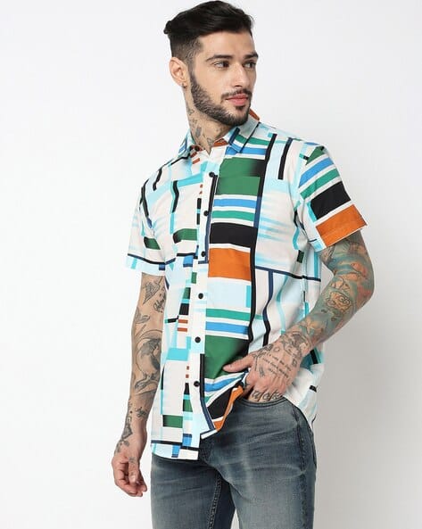 Kane Block Short-Sleeve Shirt