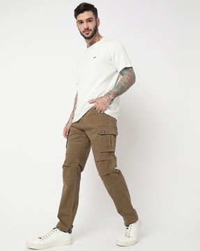 Buy Olive Green Trousers  Pants for Men by Buda Jeans Co Online  Ajiocom
