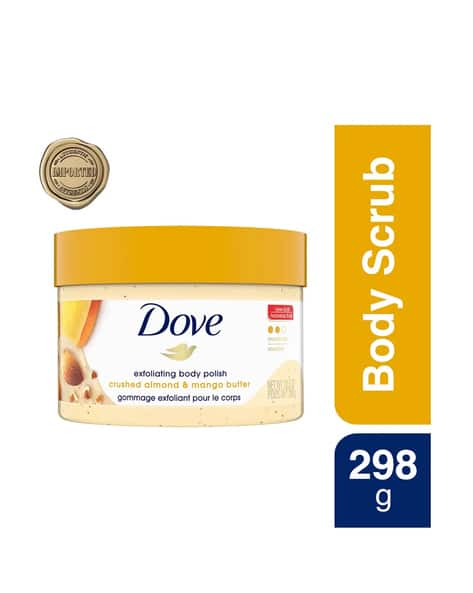 DOVE Crushed Almond And Mango Butter Exfoliating Body Polish Scrub