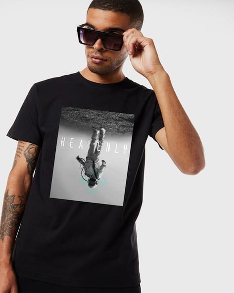 Men's The Other Side Graphic Printed T-shirt