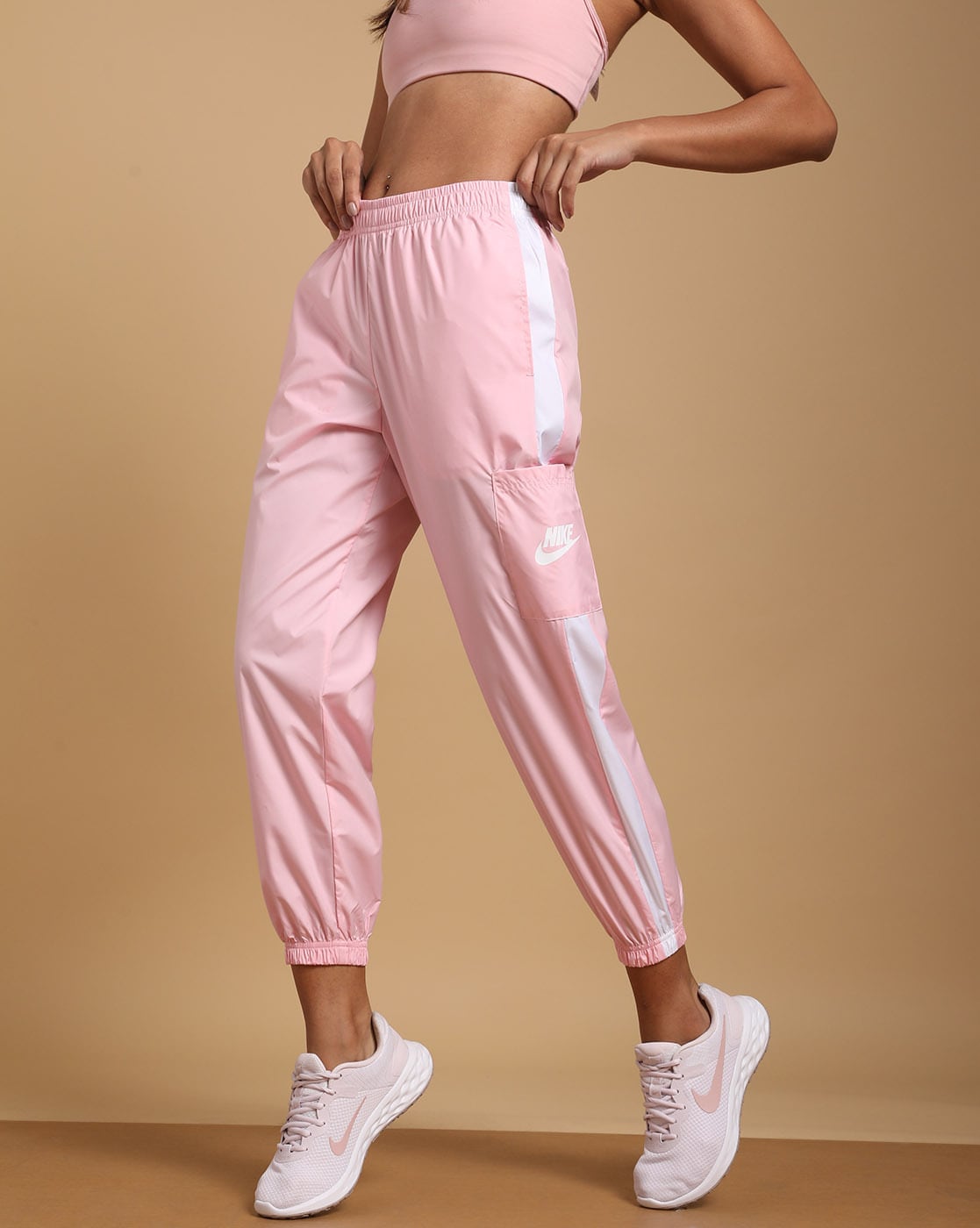 Buy Pink Track Pants for Women by NIKE Online