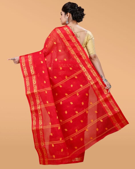 Buy online Women's Banarasi Saree With Blouse from ethnic wear for Women by  Charukriti for ₹3300 at 40% off | 2024 Limeroad.com